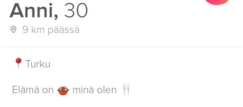 mitä laittaa tinder bioon|Hyvä Tinder